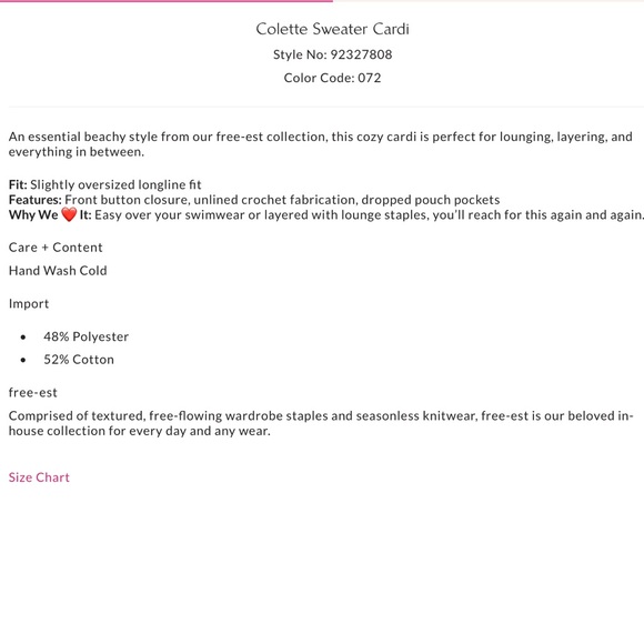 NWT Free People 💙 🤍 Colette Small Sweater Cardigan Navy Blue White $98 Pockets - Picture 6 of 7